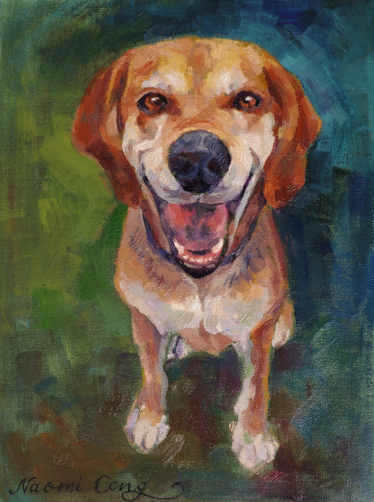 Pet Portrait Sample - Pete